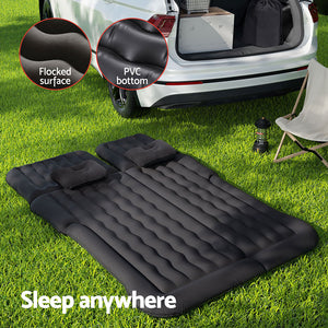 Car Mattress | 175x130cm Inflatable SUV Back Seat Camping Bed | Black