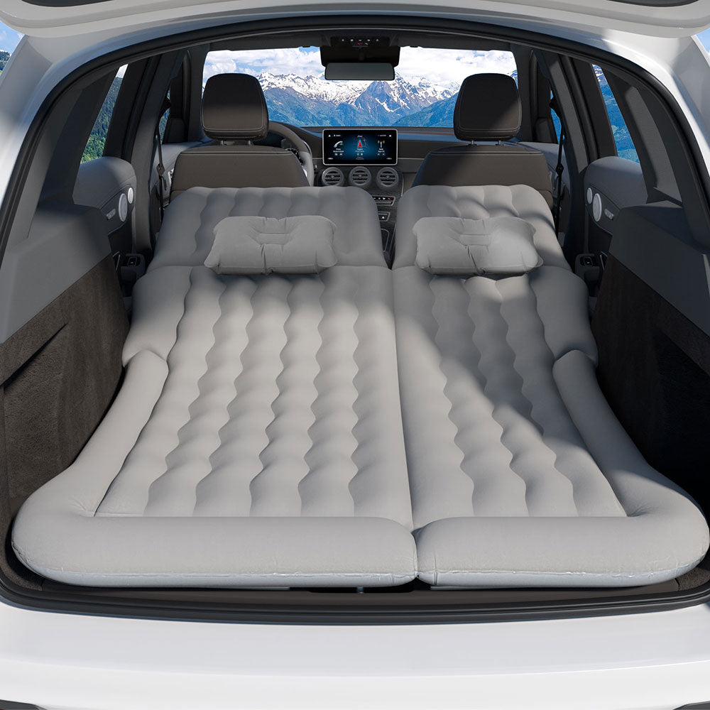 Car Mattress | 175x130cm Inflatable SUV Back Seat Camping Bed | Grey