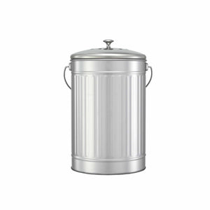 Gardeon Compost Bin Kitchen Countertop Food Waste Caddy 6L Silver