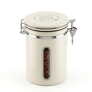 5-Star Chef 1.8L Stainless Steel Coffee Bean Storage Container Coffee Canister