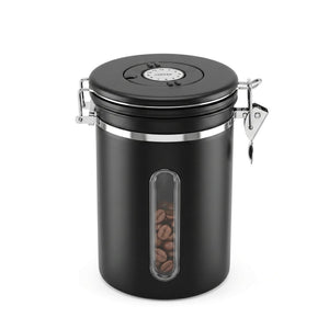 5-Star Chef 1.8L Stainless Steel Coffee Bean Storage Container Coffee Canister