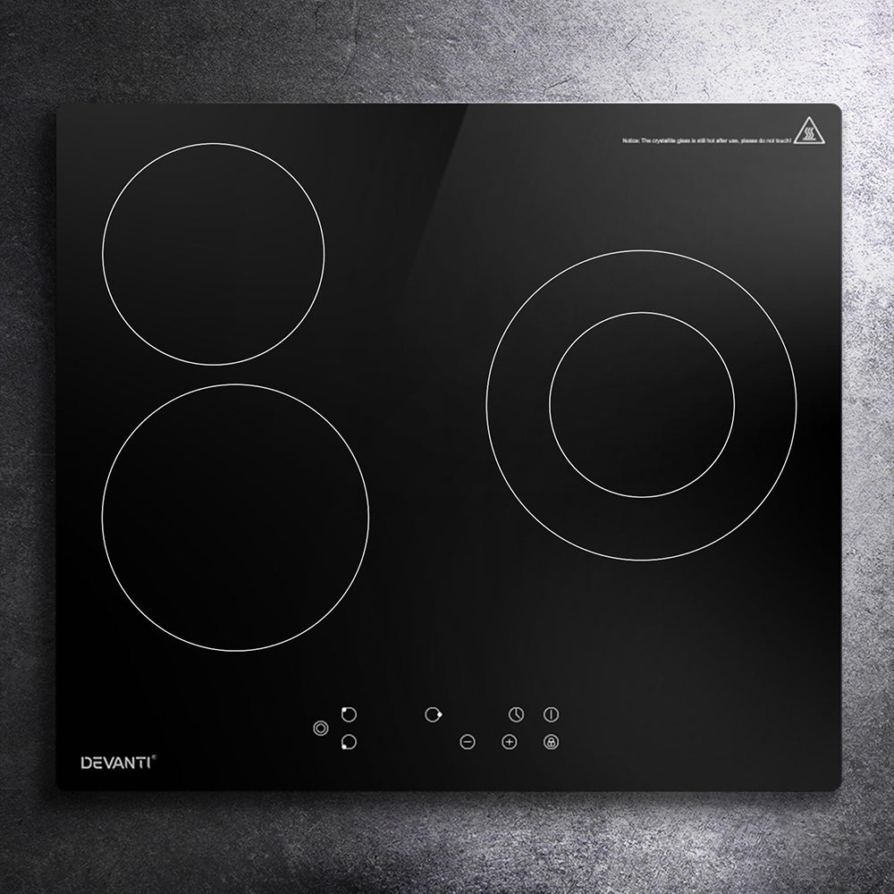 Electric Ceramic Cooktop | 60CM | 4 Burner Hob | Touch Control | 5200W