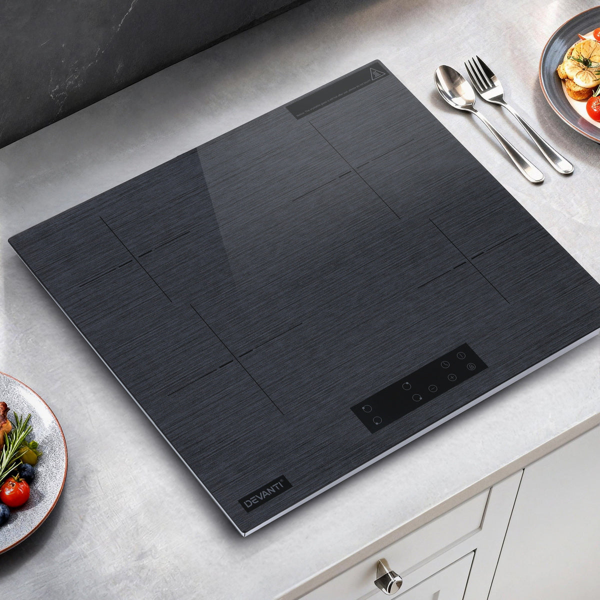 Electric Ceramic Cooktop 60cm | Touch Control | Grey
