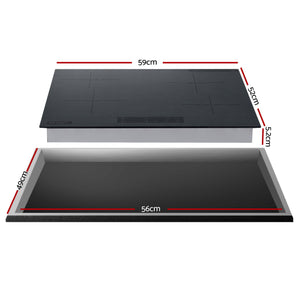 Electric Ceramic Cooktop 60cm | Touch Control | Grey