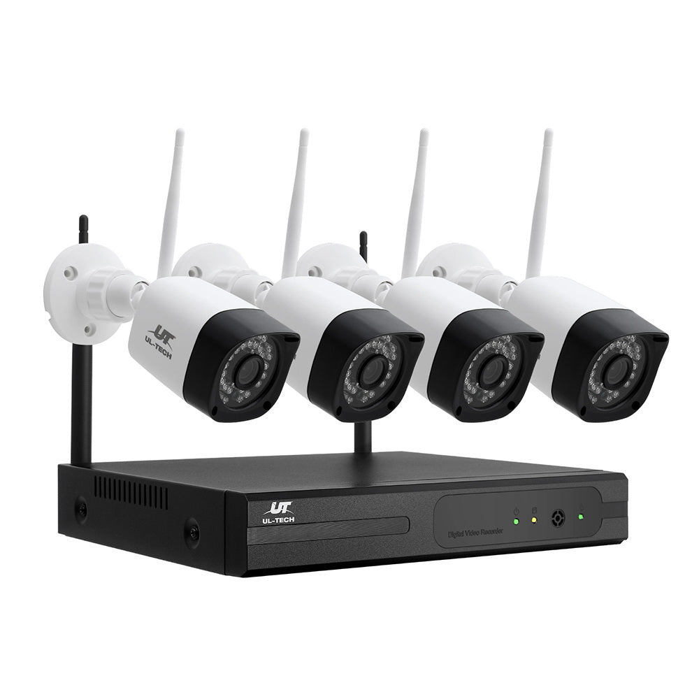 UL-tech Wireless CCTV Camera | 3MP | 8CH | 4 Square Cameras