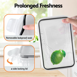 5-Star Chef Cereal Dispenser | Food Storage Container | 16PCS Set