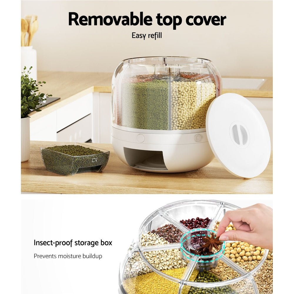 5-Star Chef Cereal Dispenser | Grain Container | 7kg