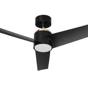 Ceiling Fan | 52 Inch | DC Motor with Light & Remote | Black