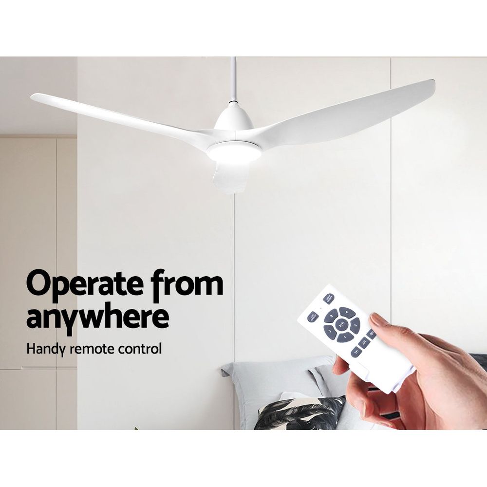 64'' Ceiling Fan with LED Light & Remote | DC Motor | 3 Blades