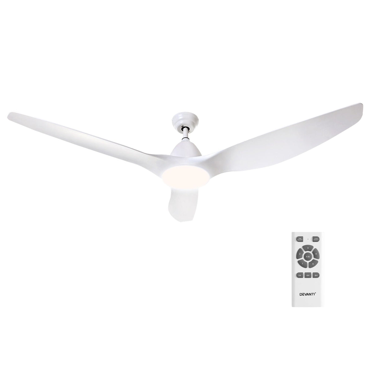 64'' Ceiling Fan with LED Light & Remote | DC Motor | 3 Blades