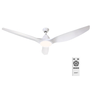 64'' Ceiling Fan with LED Light & Remote | DC Motor | 3 Blades