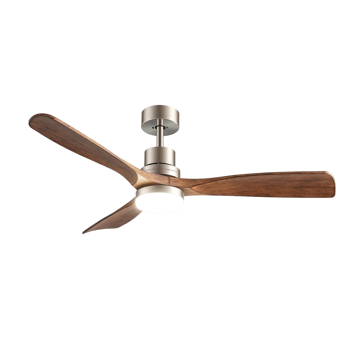 52 Inch Ceiling Fan with Light | DC Motor | Remote & App Control | Timber Blades