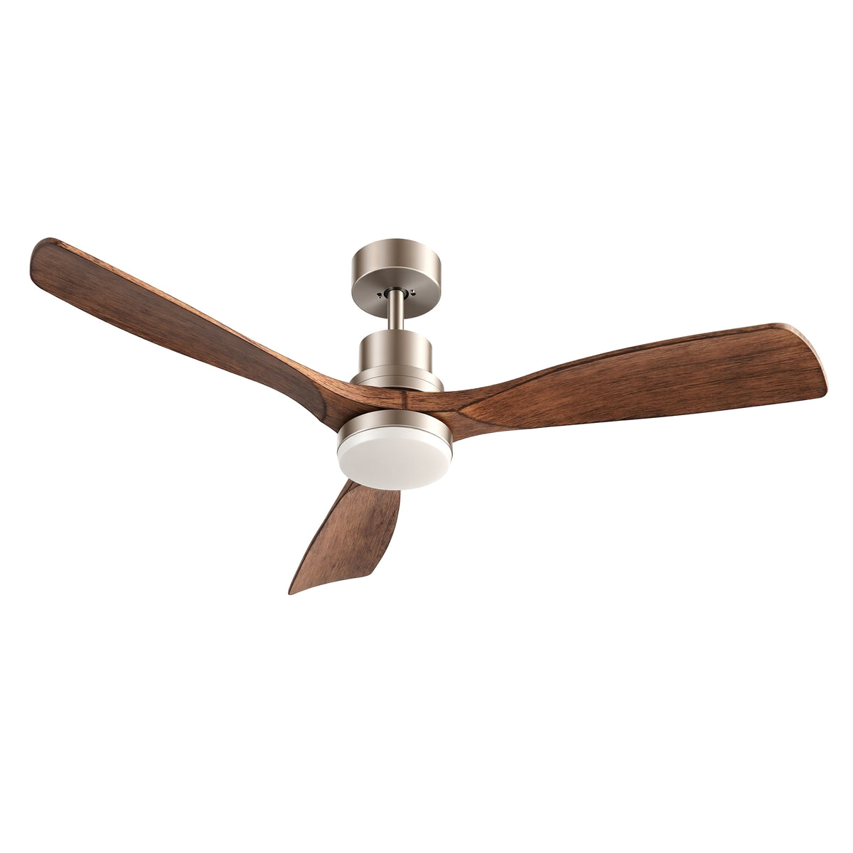 52 Inch Ceiling Fan with Light | DC Motor | Remote & App Control | Timber Blades