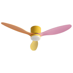 52 Inch Ceiling Fan with Light | 3 Blades | DC Motor | Remote | Multicolour