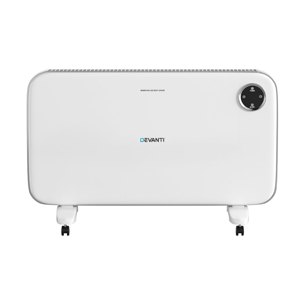 Devanti Electric Convection Heater | White | 2000W