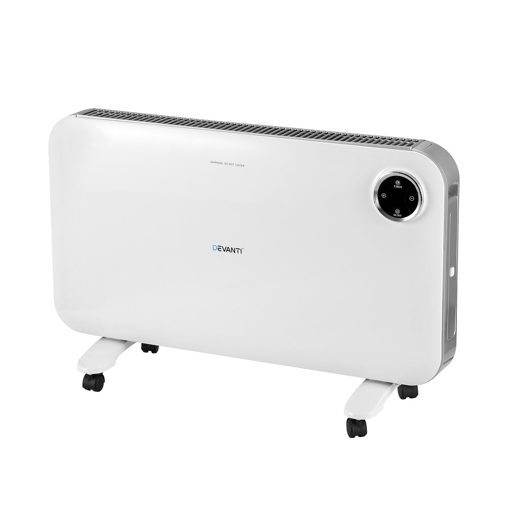 Devanti Electric Convection Heater | White | 2000W