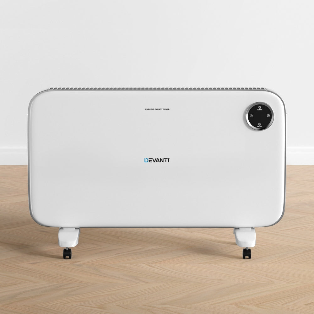 Devanti Electric Convection Heater | White | 2000W