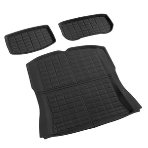 Tesla Model 3 Highland 2024 Boot Liner | Rear Frunk Cargo Trunk Mats | Weisshorn