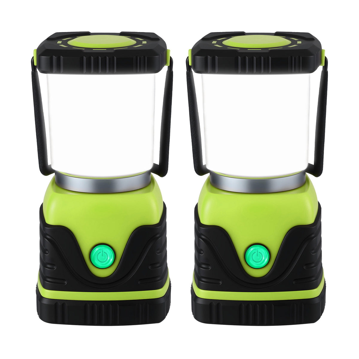 Waterproof LED Camping Lanterns | 2 Pack | 1000 Lumens | Tent & Emergency Lights (Pack B)