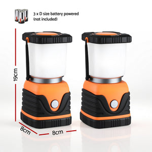 LED Camping Lanterns Set 2pc | 1000LM | Waterproof | Portable Emergency Lights (Pack A)