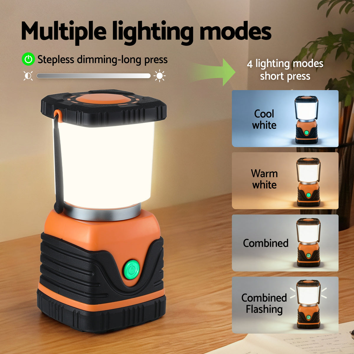 LED Camping Lanterns Set 2pc | 1000LM | Waterproof | Portable Emergency Lights (Pack A)