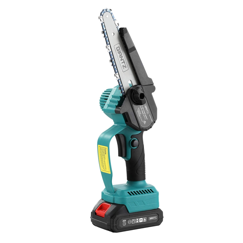 Mini Cordless Electric Chainsaw | 6" | Rechargeable Wood Cutter | Portable Pruning Tool