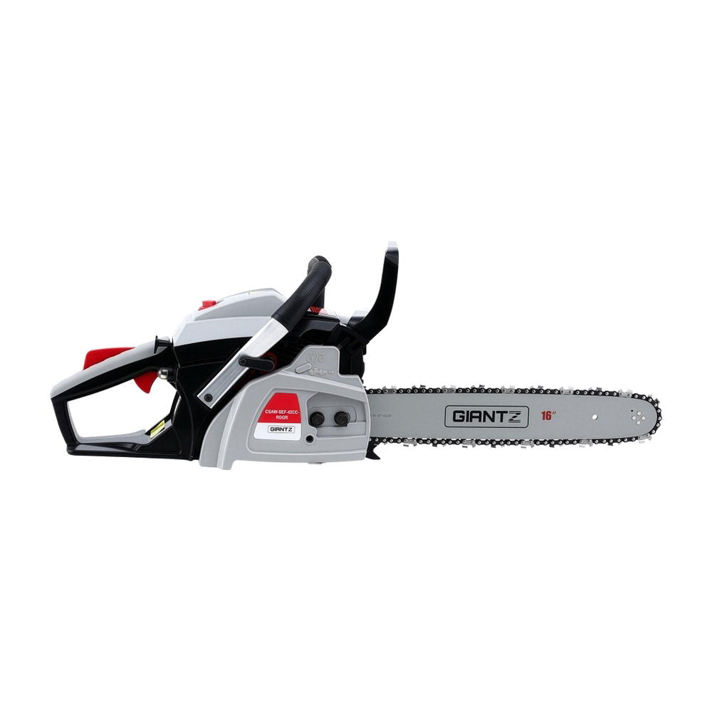 Petrol Chainsaw | 42cc | 16" Bar | Lightweight Cutting Saw