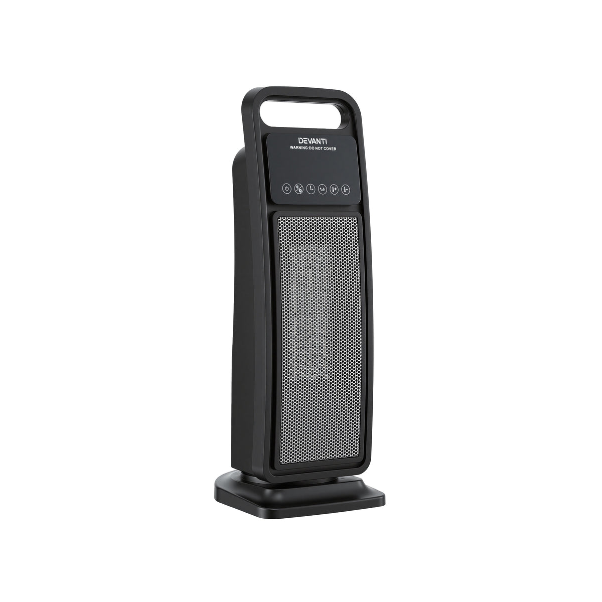 2000W Ceramic Tower Heater | Oscillating Indoor Space Heater | Black