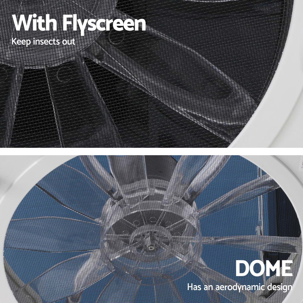 Weisshorn Caravan Roof Hatch | Air Vent with 12V Shower Fan | Reversible | Rainproof