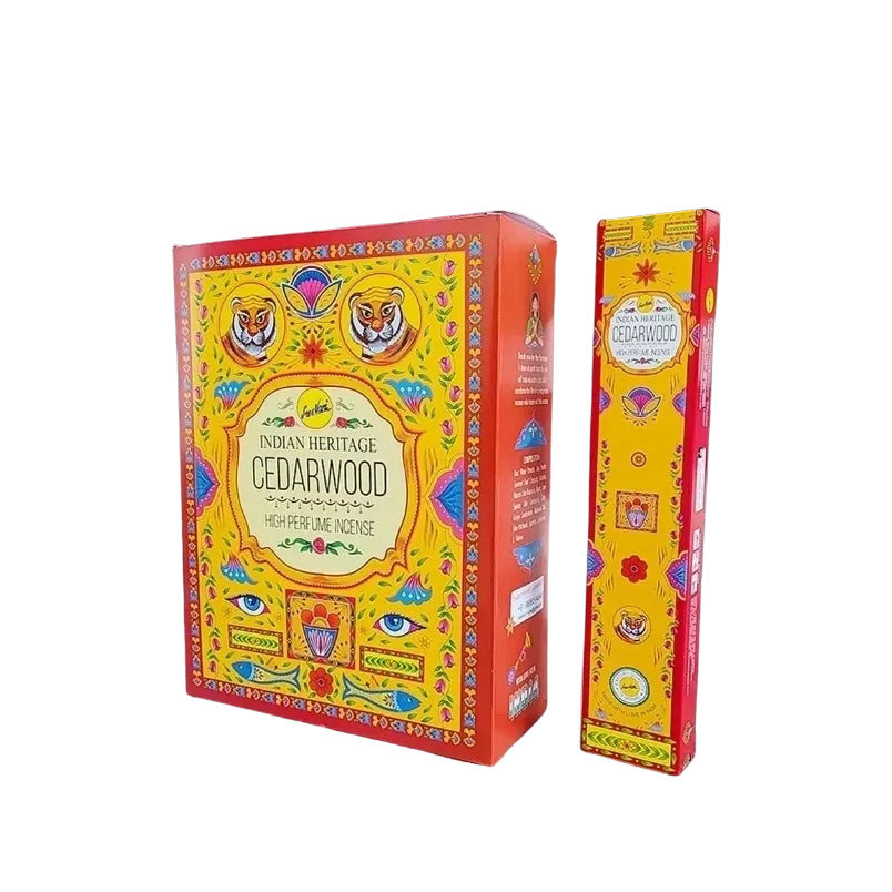 Cedarwood Incense Sticks | Sree Vani Indian Heritage | 180 Grams