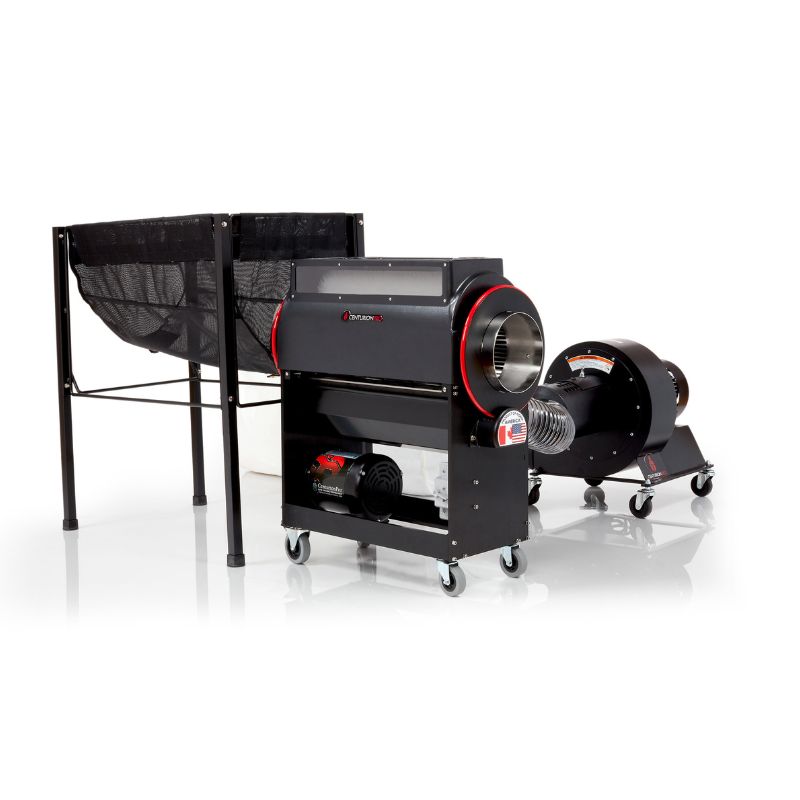 CenturionPro Original Trimmer | Hybrid Wet & Dry Trimmer | 100 lb/h Wet | 20 lb/h Dry | Includes Industrial Leaf Collector