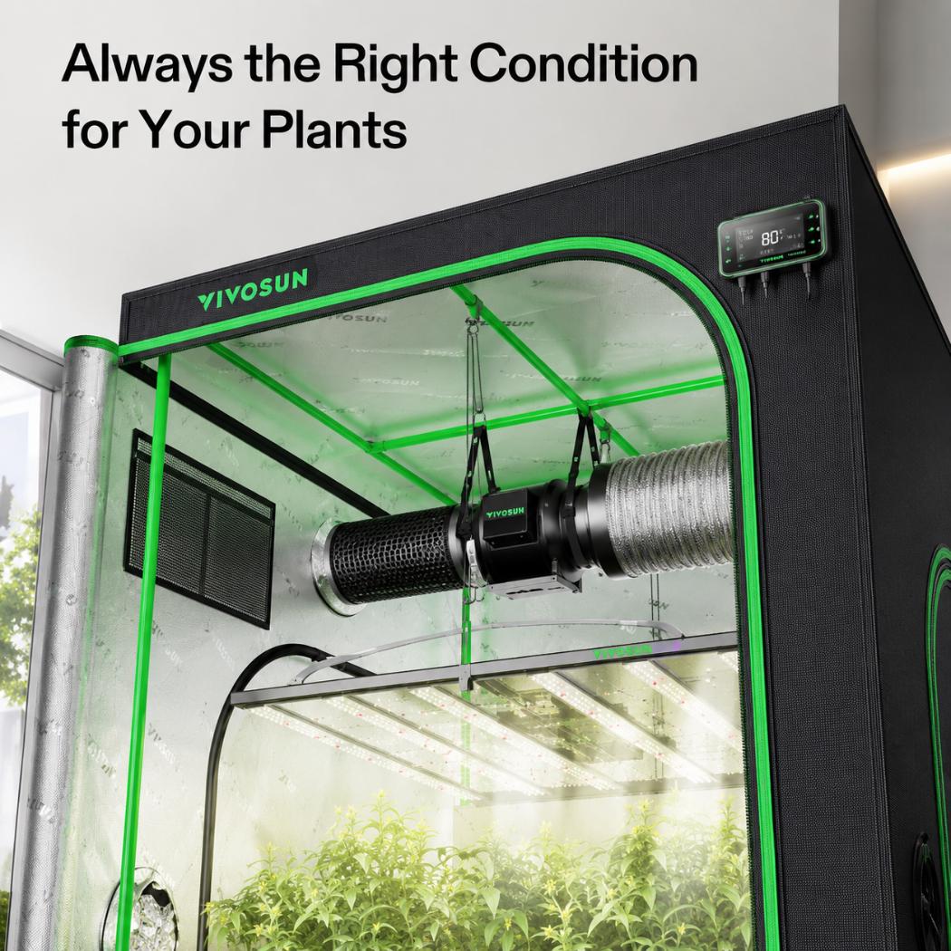 Advanced Smart Grow Tent Package | 4x4 ft | 500W Full Spectrum LED