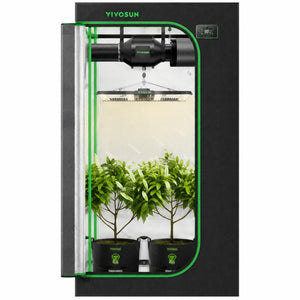 Bar-Style LED Smart Grow Tent Kit | 3x3 ft | 320W Full Spectrum Light