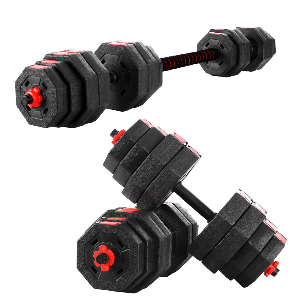 Everfit 40kg Dumbbells Barbell Set | Adjustable Dumbbell | Weight Lifting
