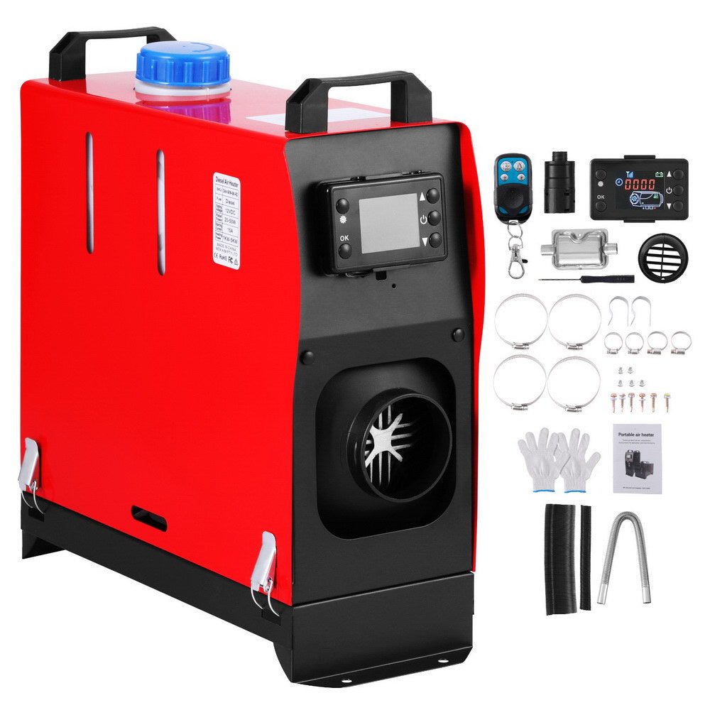 Giantz Diesel Air Heater | All-in-one | 12V | 5KW | LCD Remote Control | Car RV Indoors | 2025 Caravan Machinery