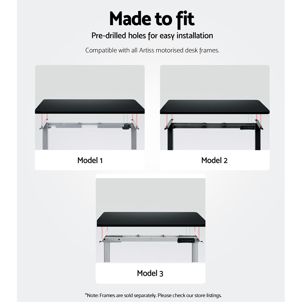 Standing Desk Top | Black | 120CM