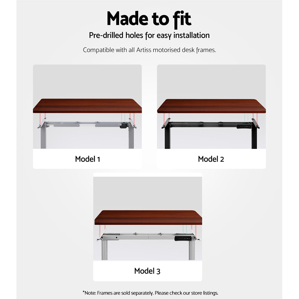 Standing Desk Top | Walnut | 120CM