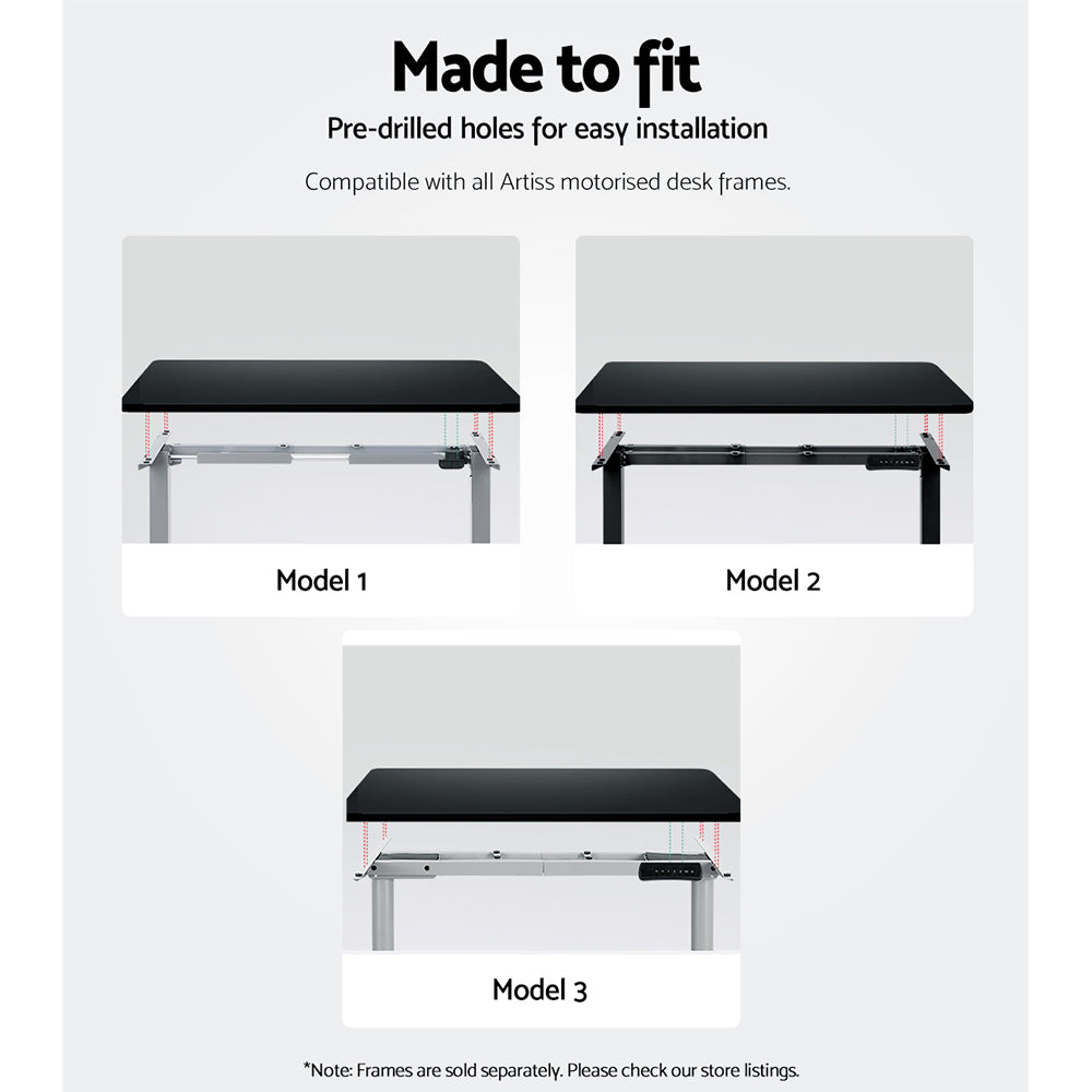 Standing Desk Top | Black | 140CM