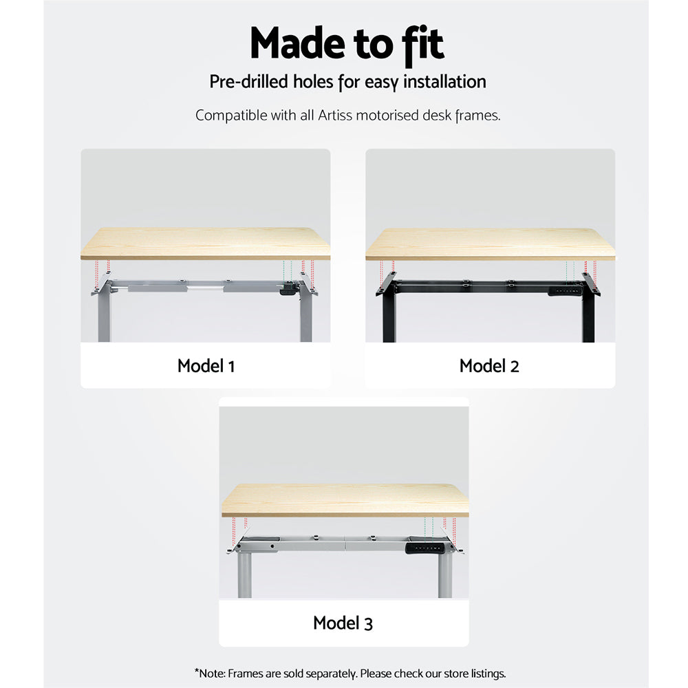 Standing Desk Top | White Oak | 140CM