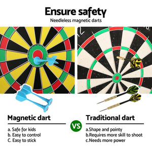 16" Dartboard | Dart Board | With Magnetic Darts | Kids Toy Gift