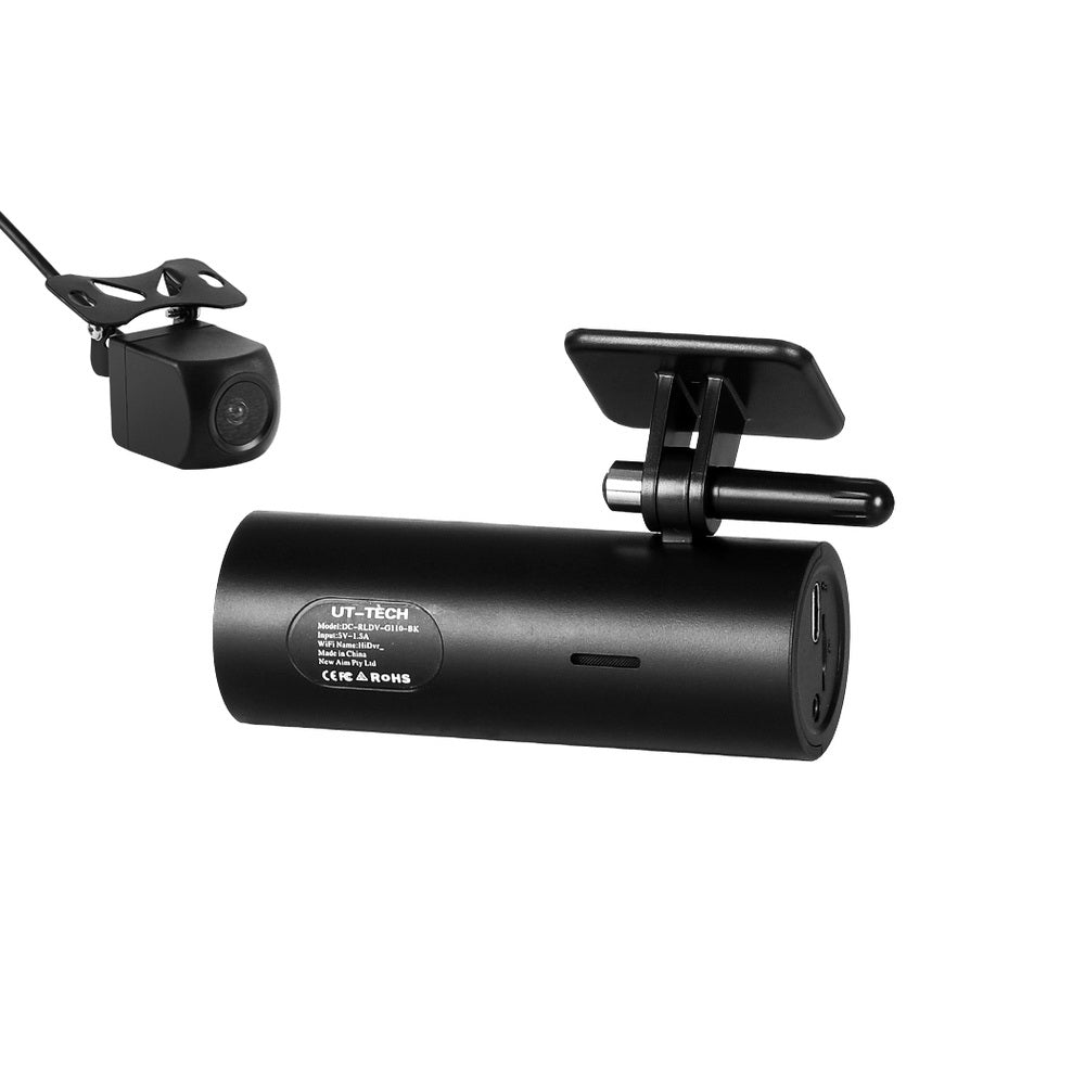 UL-tech Dash Camera | 4K | Hidden Front Rear | WiFi