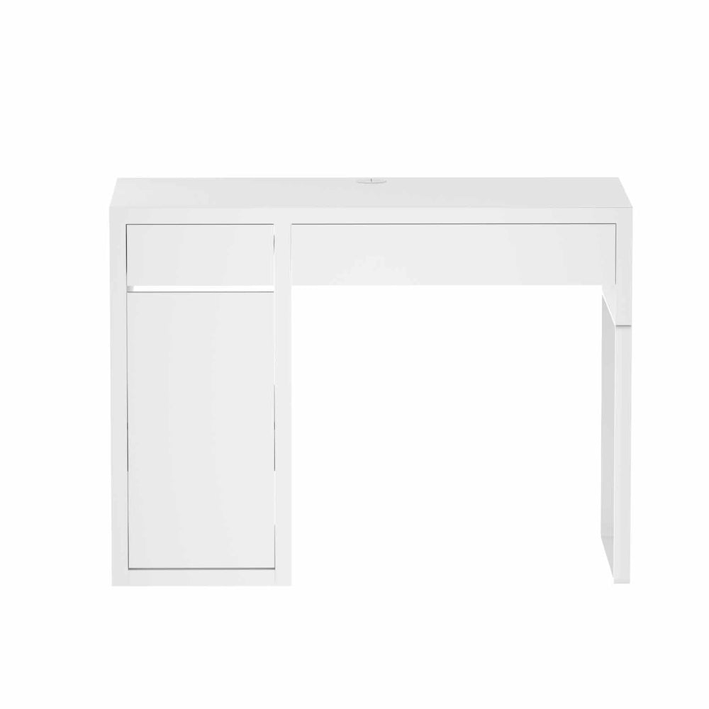 Computer Desk | Drawer Cabinet | White