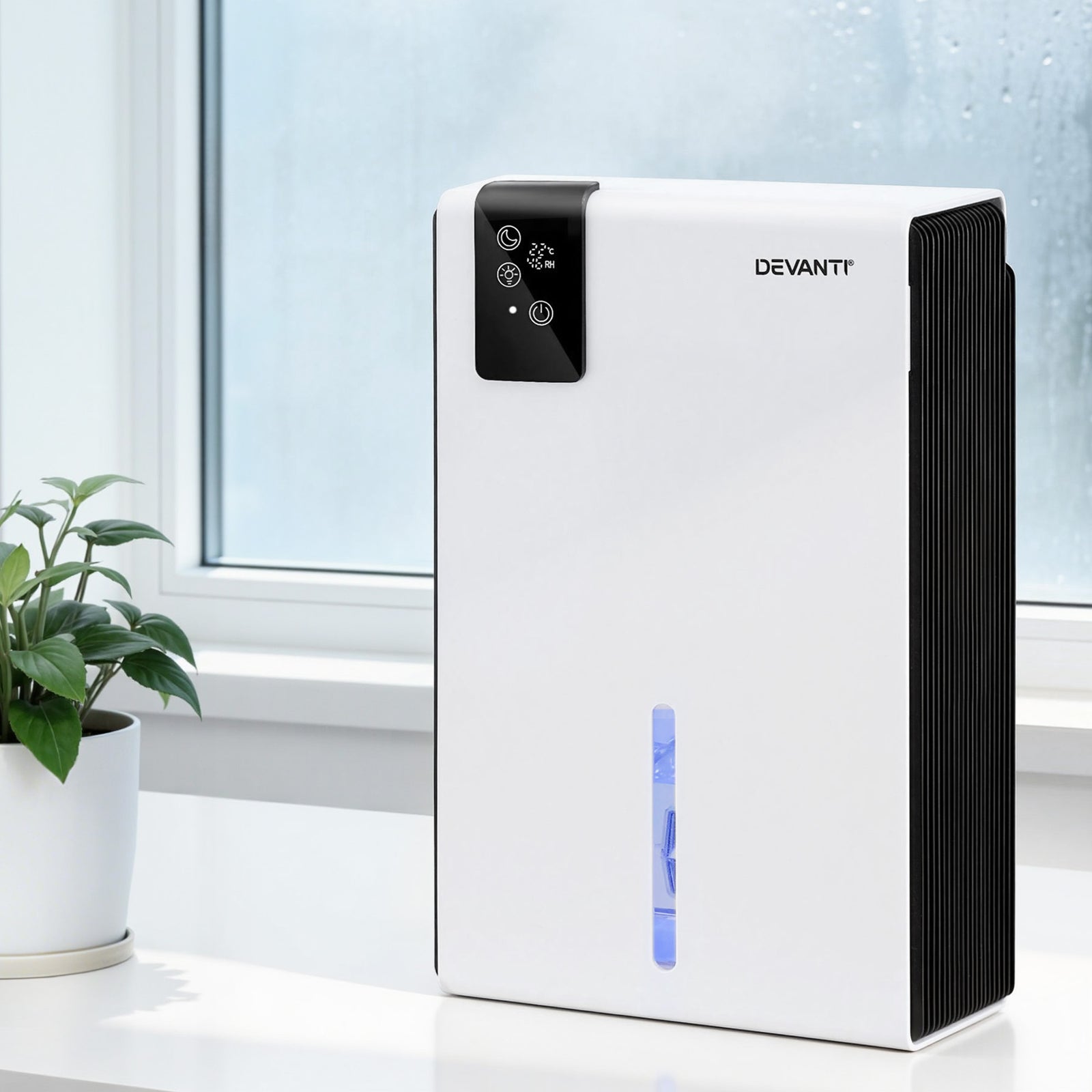 Portable Dehumidifier | 2000ml Moisture Absorber with Remote
