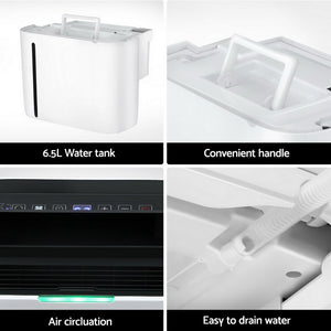 Devanti Dehumidifier | 20L | Air Purifier | White