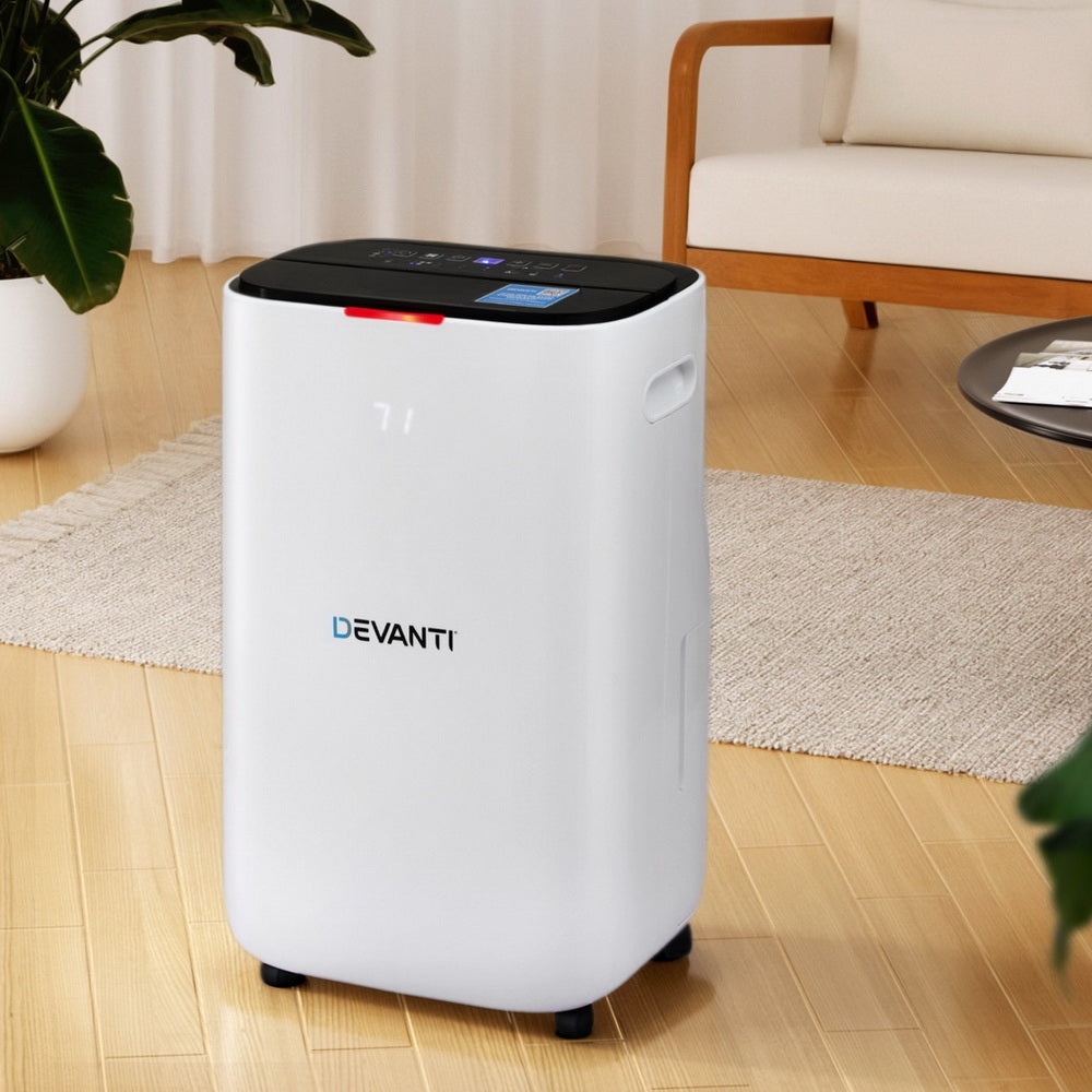 Devanti Dehumidifier | 20L | Air Purifier | White