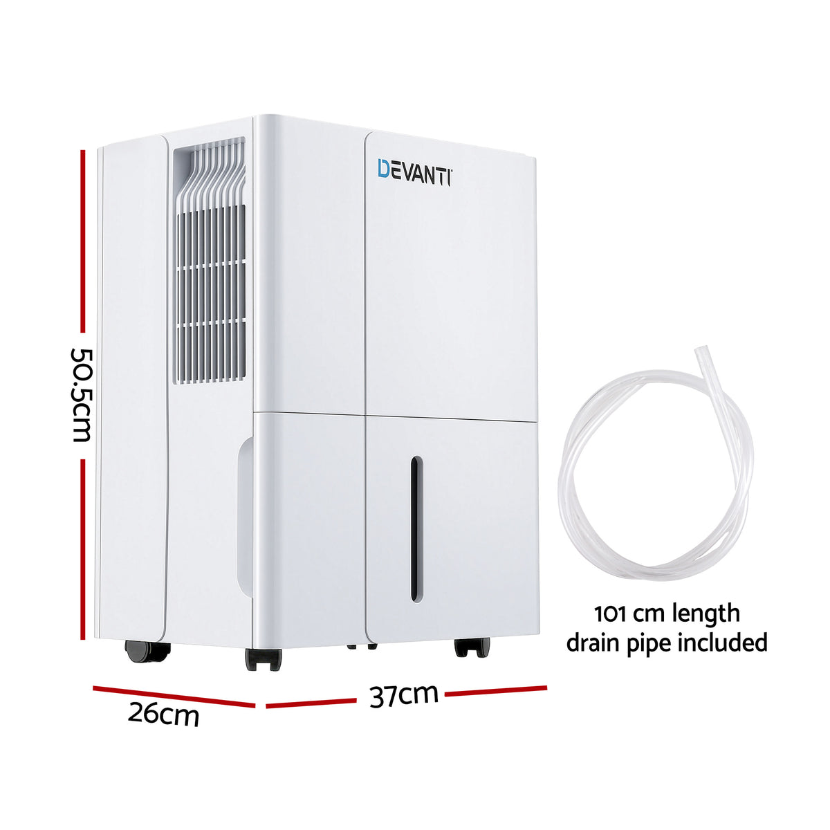 30L Dehumidifier | 30L/Day Moisture Removal | 4.7L Tank | Home & Mould Control