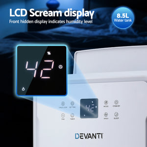 50L Dehumidifier | 50L/Day Moisture Removal | 8.5L Tank | Home & Mould Control