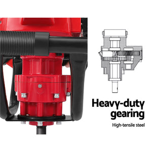 Post Hole Digger | 92CC Petrol Motor Drill | Extension Auger Bits Kit