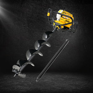 Petrol Post Hole Digger | 82CC | 200mm Auger Drill | Extension Bits Included