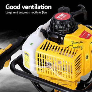 Petrol Post Hole Digger | 82CC | 300mm Auger Drill | Extension Bits Included